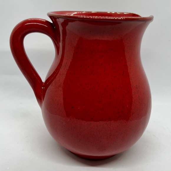 Italy De Silva Terre d' Umbria Rustic Red Terracotta Jug/Pitcher 6.5” - Picture 3 of 6